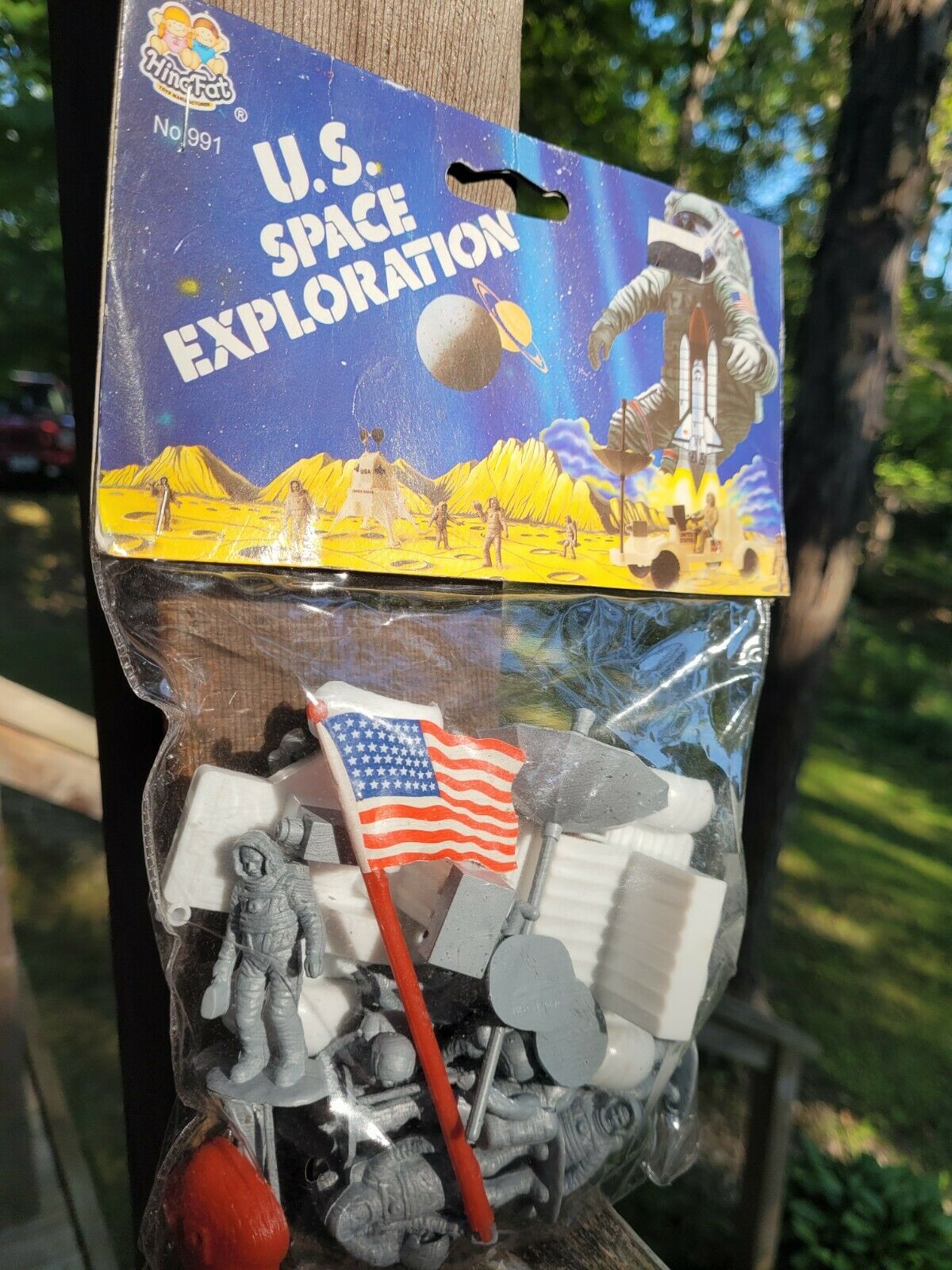 Hong Fat Toy Co No. 991 U.s Space Exploration Toy Play Set