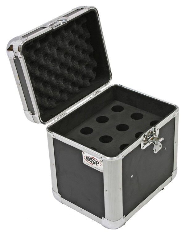 Osp 12 Slot Microphone Road Case For 58 And 57 Type Mics