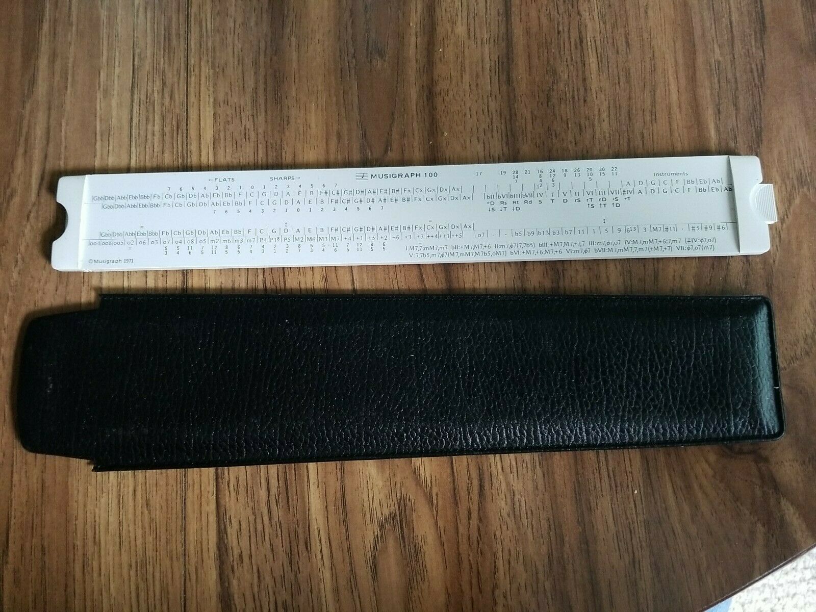 Vintage Musical Slide Ruler